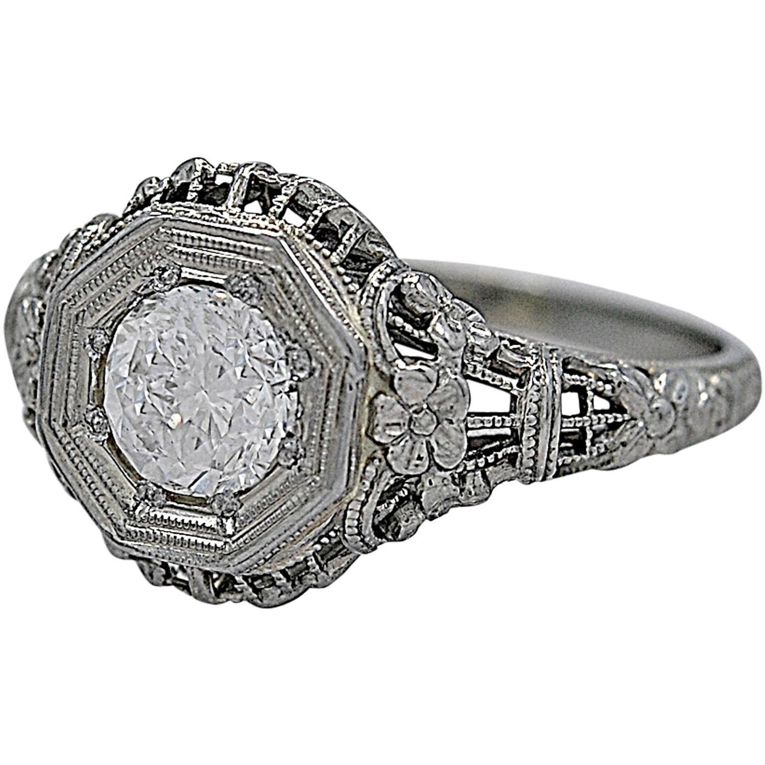 deco rings for sale deco gold engagement ring for sale at 1stdibs deco rings for sale deco gold engagement ring for sale at 1stdibs