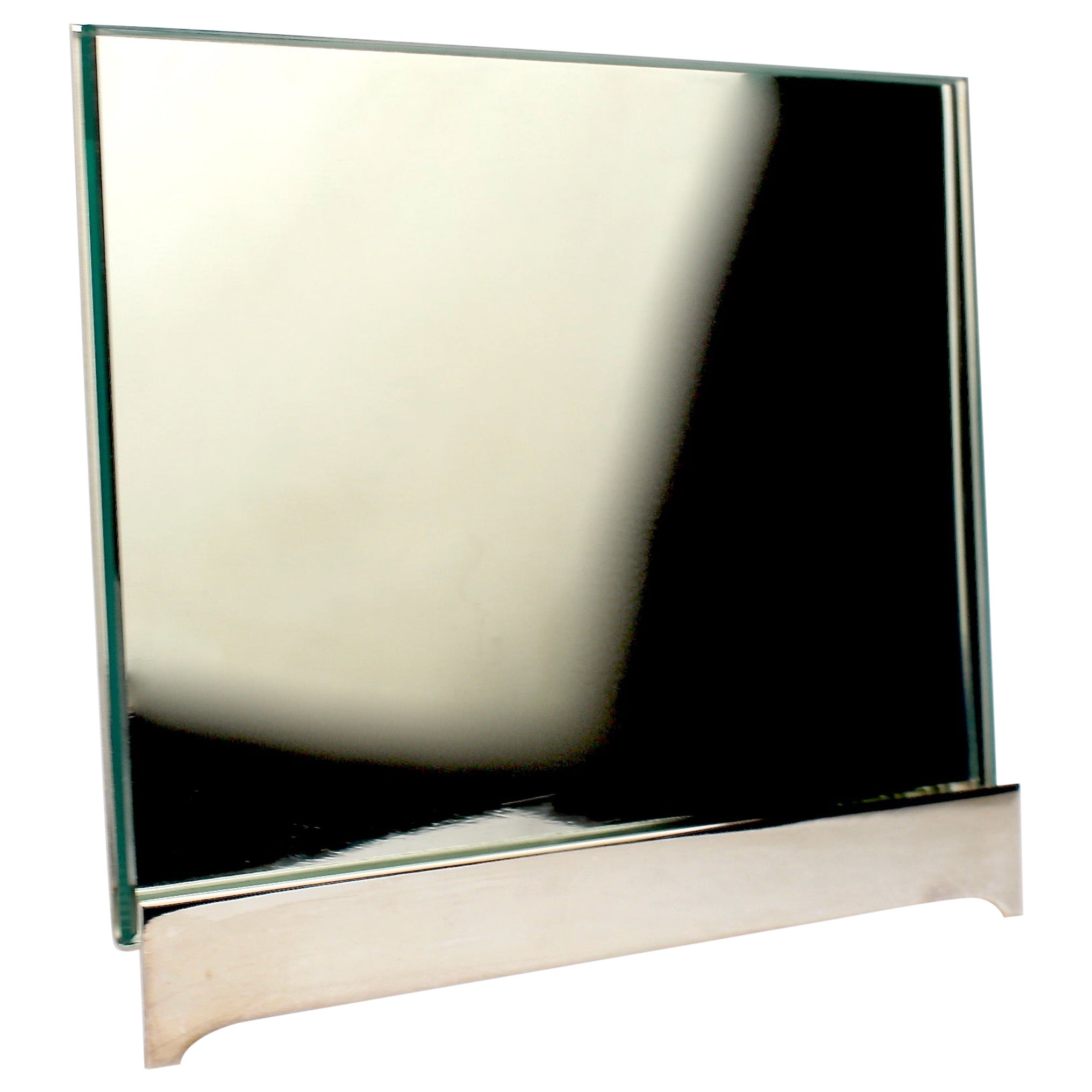 Postmodern Silver Plated Picture Frame by TsAO & McKown for Swid Powell For Sale