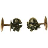 19th Century Shakudo Cufflinks