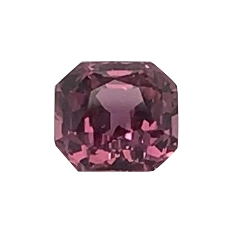 GIA Certified 3.48 Carat Rare Pinkish Purple Sapphire