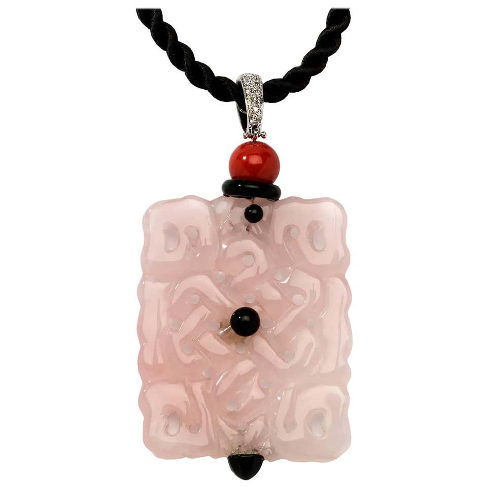 Pink jade buddha pendant Clearance