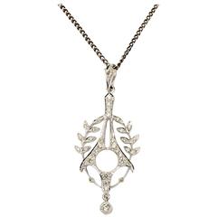 Elegant Diamond Gold Pendant 8