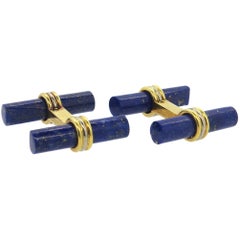 Van Cleef 
Arpels Lapis Lazuli Gold Cufflinks