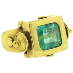 Laurence DeVries Emerald Gold Ring