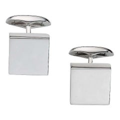 Hallmark Collection'S  Gemelli quadrati in argento 925/- Sterling 15*15 mm