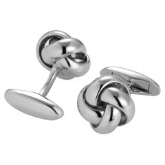 Hallmark Knot Cufflinks in Silver