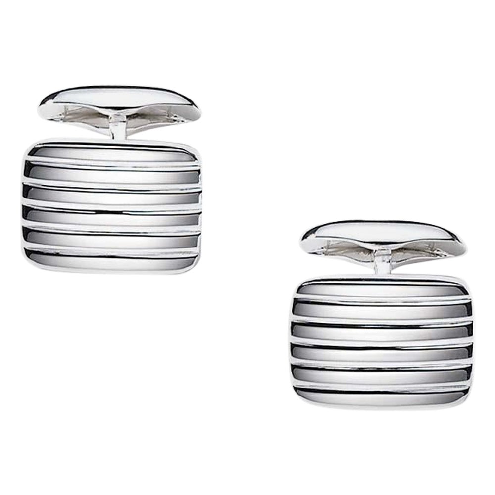 Hallmark Manschettenknöpfe aus Silber, 14 mm x 18 mm