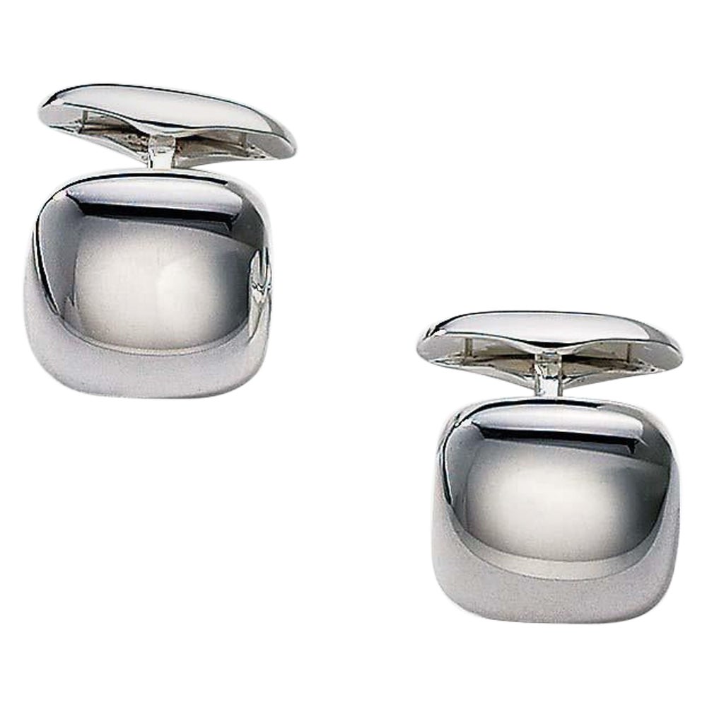 Hallmark Manschettenknöpfe in 925/- Silber, quadratisch, 16 mm x 16 mm