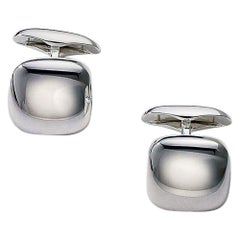 Hallmark Manschettenknöpfe in 925/- Silber, quadratisch, 16 mm x 16 mm