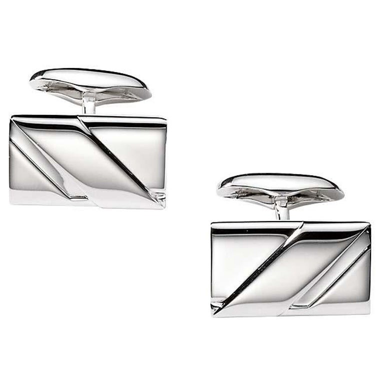 Hallmark Manschettenknöpfe in 925/- Silber, 13 mm x 21 mm