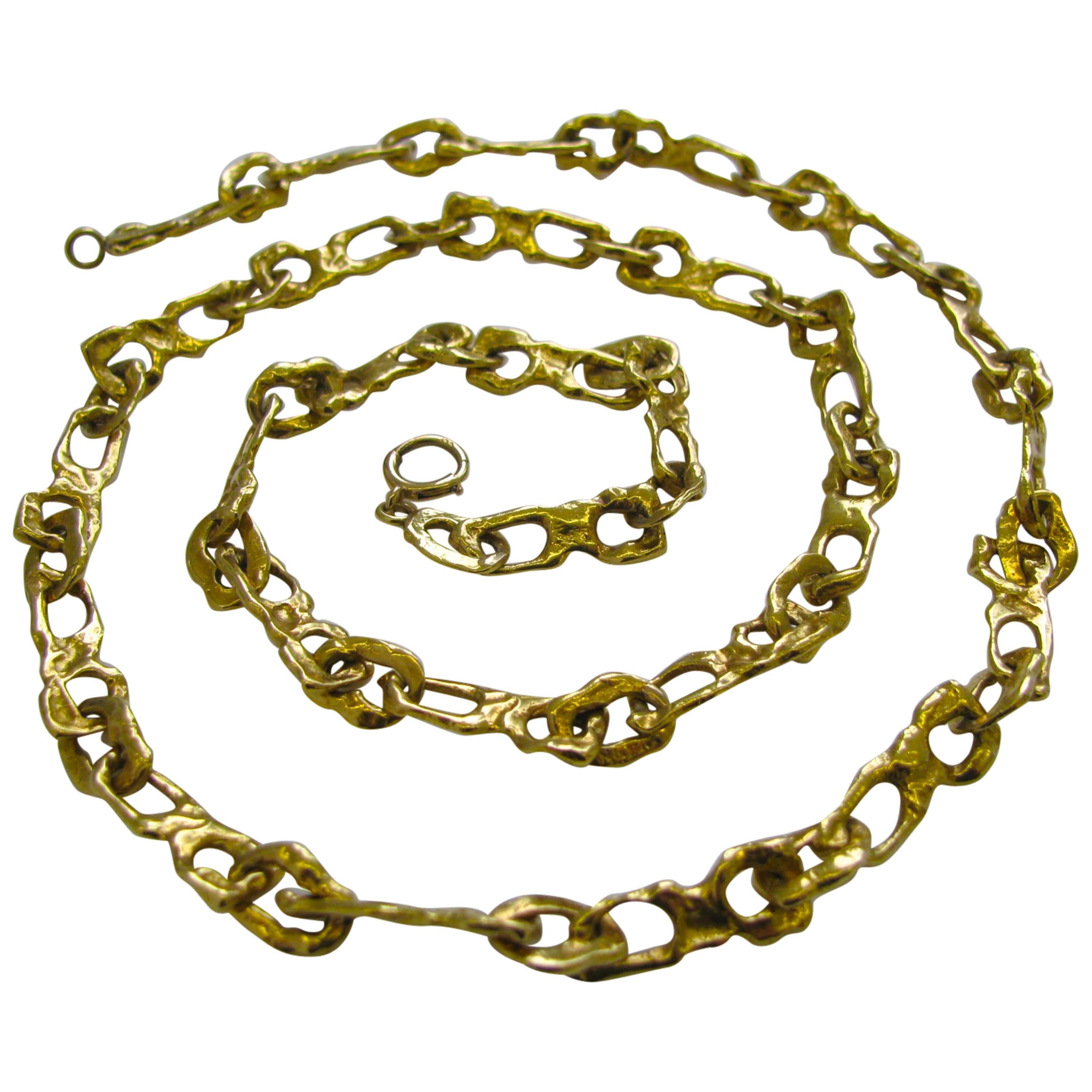 Tiffany & Co. Gold Link Necklace, circa 1970