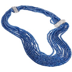 Natural Blue Sapphire Necklace