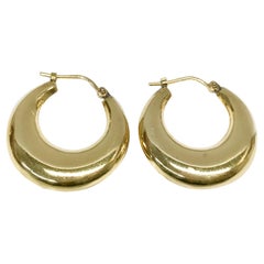 Creolen aus 14 Karat Gold