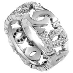 Cartier C de Cartier Diamond Gold Band Ring