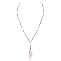 Akoya Pearl Necklace 14 Karat Gold Women Certified