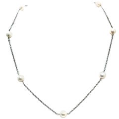 Collier de perles Akoya en or 14 carats pour femmes certifié
