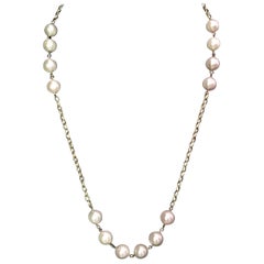 Necklace Akoya Pearl 14k Gold Women Certified