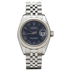 2008 Rolex Stainless Steel/18K White Gold DateJust Ladies Watch 179174