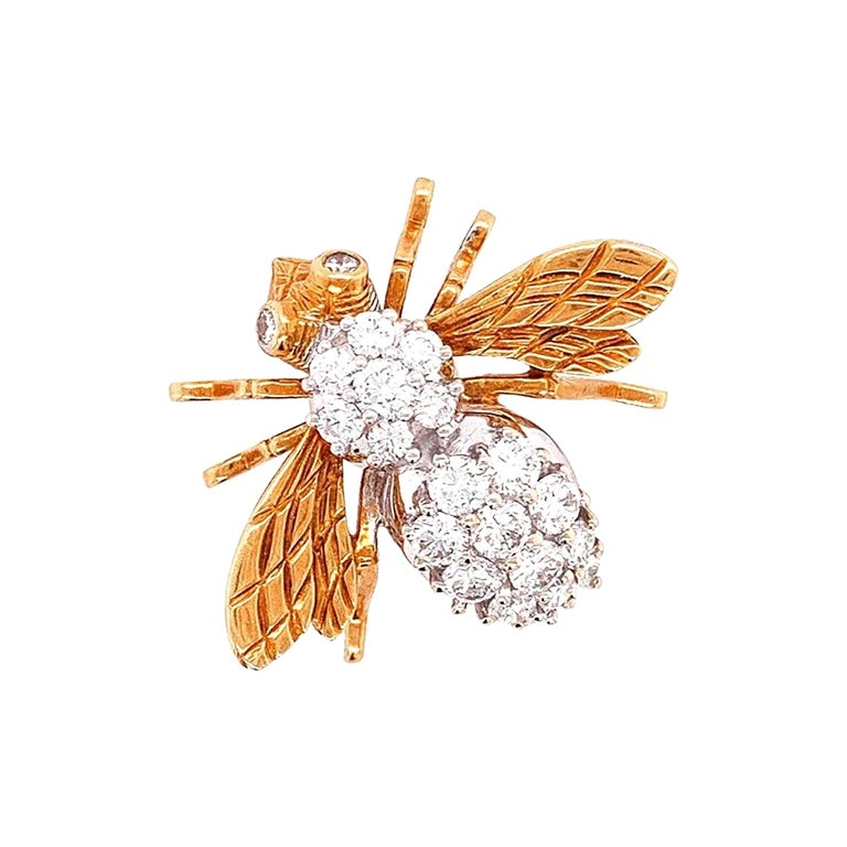 A demure jewel in itself, this tiny bee packs a large punch with opulent diamond embellishments paired with hidden symbolism that dates back centuries. Since antiquity, the bee has been revered as a sacred insect that linked the physical world to