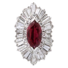 Ruby and Diamond Ring and Pendant