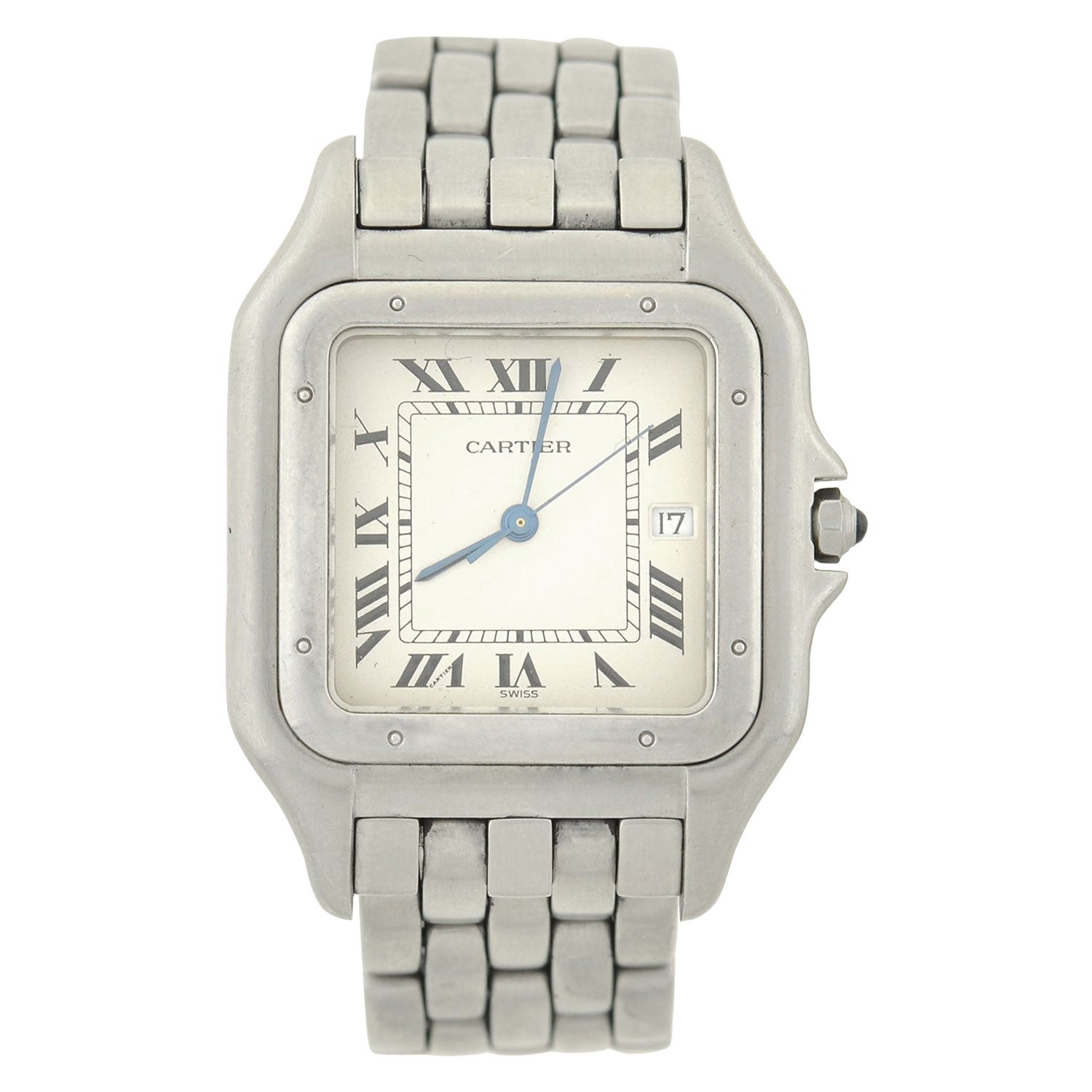 Cartier Vintage Diamond Platinum Swiss Collectible Ladies Watch For