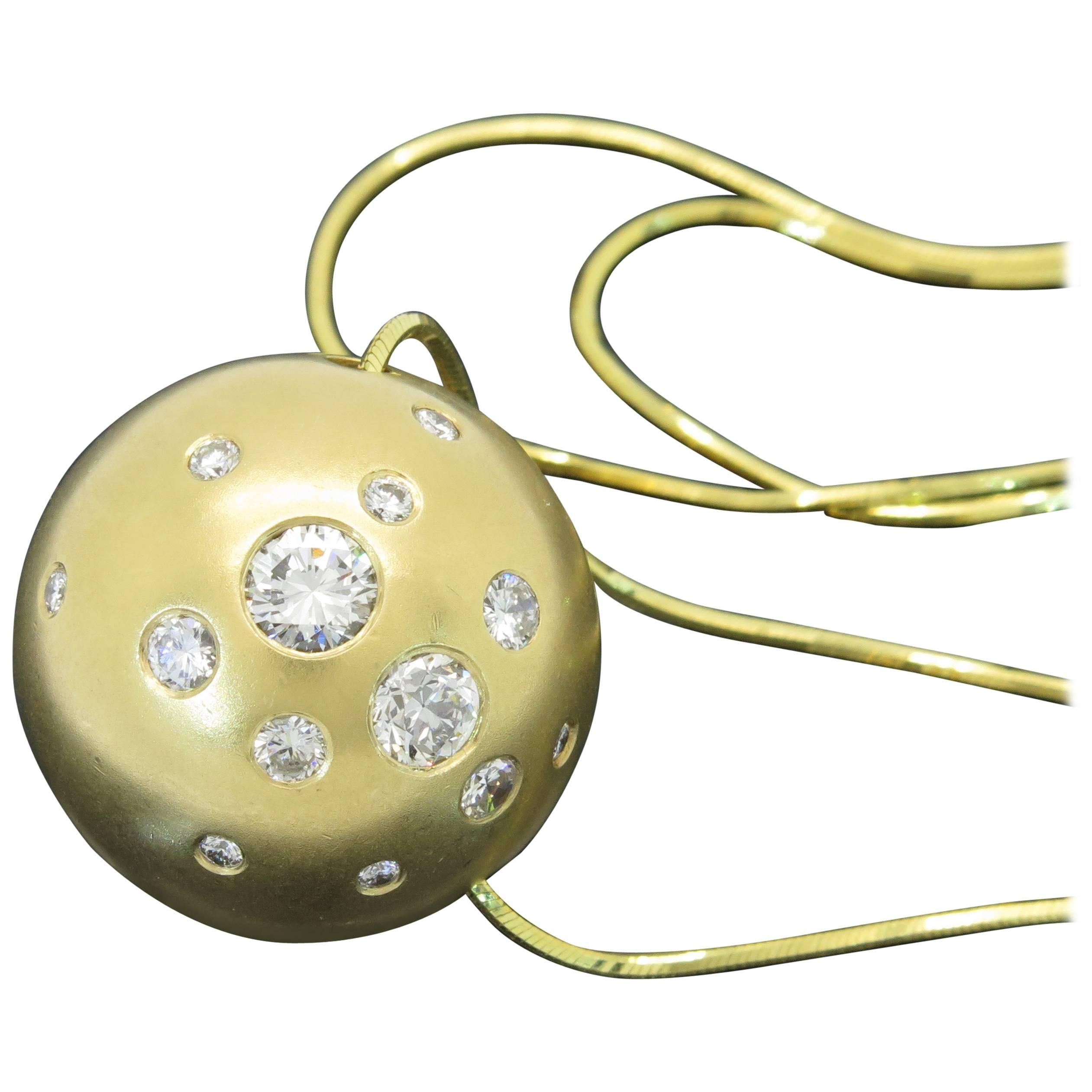 Etienne Perret Galaxy Diamant Gold Anhänger