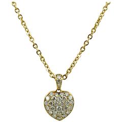 Diamond Gold Heart Necklace