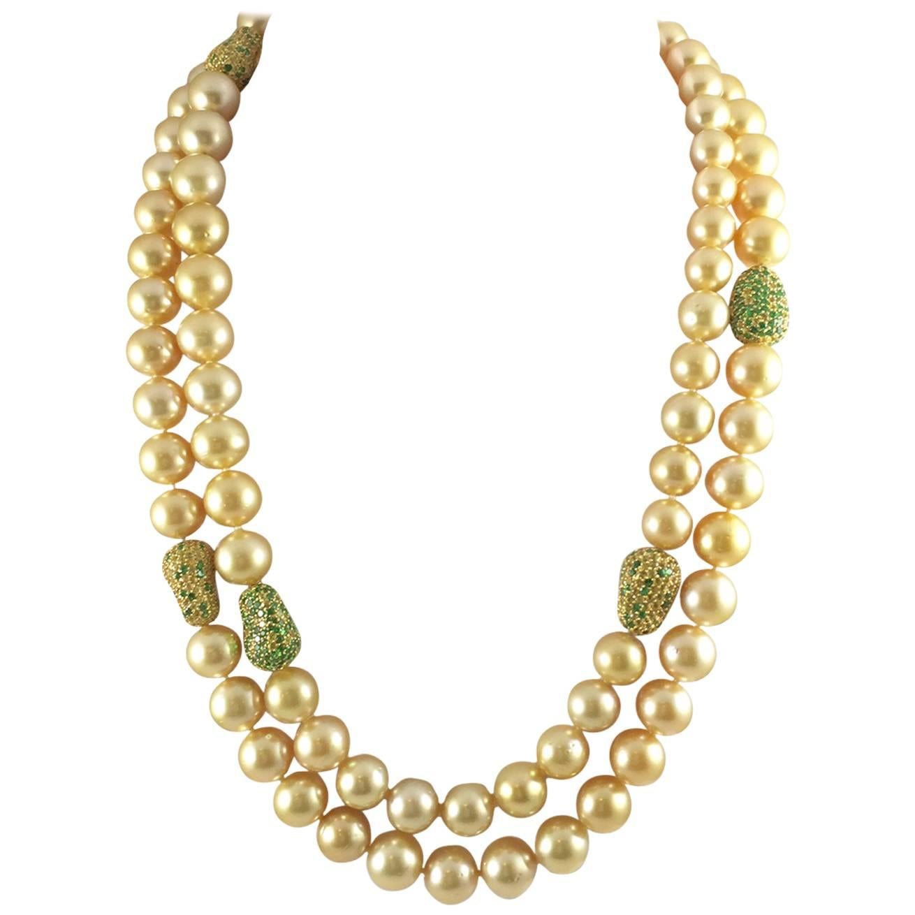Glorious Golden South Sea Pearls For Sale