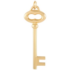 Tiffany & Co. 18K Yellow Gold Key Pendant
