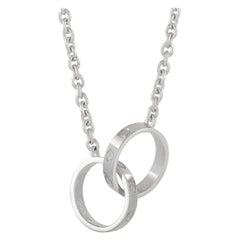 Cartier LOVE 18K White Gold Pendant Necklace