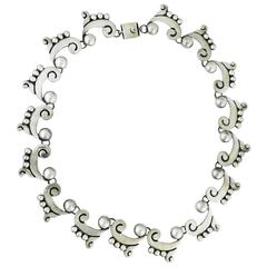 Early Taxco Sterling Silver Link Necklace