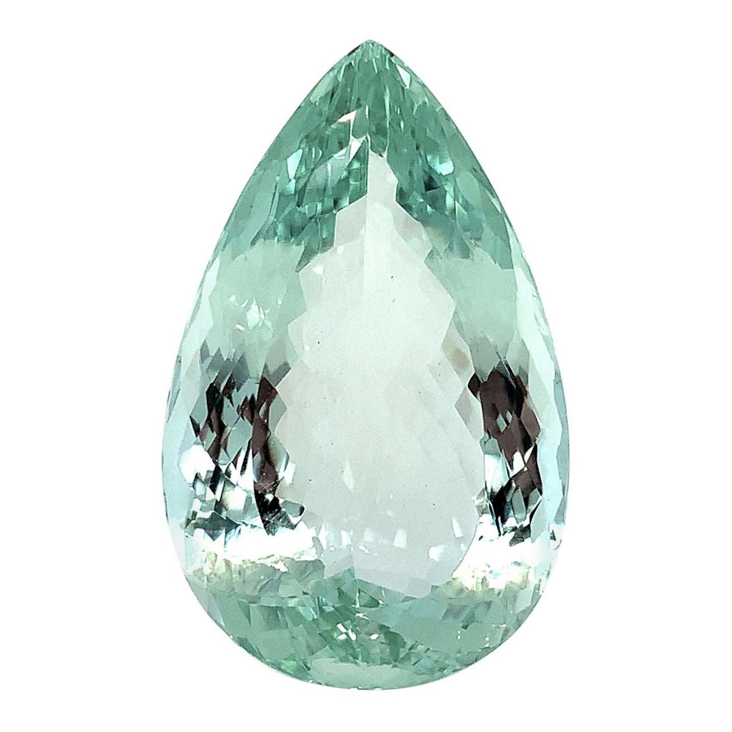 57.30 Carat Unheated Aquamarine Pear Shape, Pendant Collector Gemstone