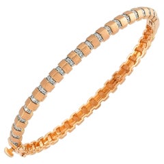 Bracelet jonc Smaug en or rose 14 carats de Selda Jewellery