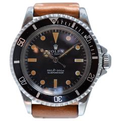  Rolex Stainless Steel Submariner  Wristwatch Ref 5513 