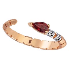 Ayida Ring in 14K Rose Gold with 0.4ct Ruby by Selda Jewellery