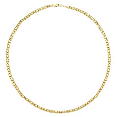 Collar de Cadena Dragón en Oro Amarillo de 14K