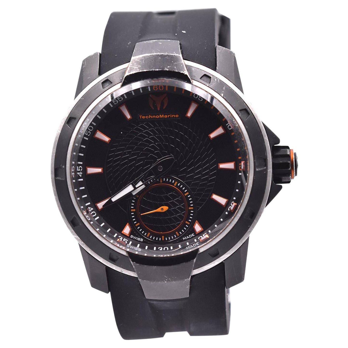 Technomarine Black PVD Stainless Steel UF6 3 Hands For Sale