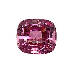 Spinelle rose pourpre non chauffée de 10,21 carats, pierre précieuse en vrac, certifiée par le GIA ...A