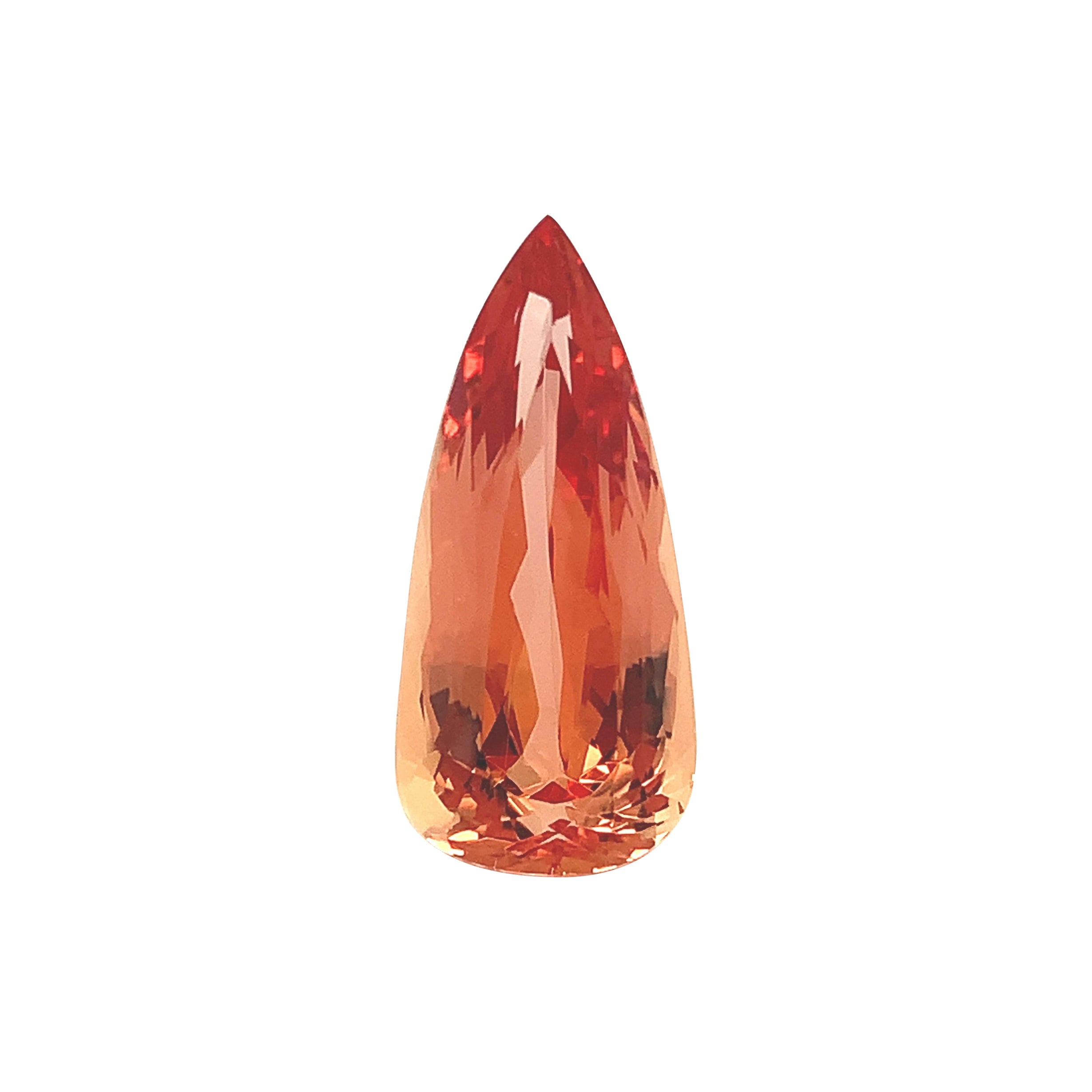 15.90 Carat Orange Imperial Topaz, Unset Loose Gemstone, GIA Certified