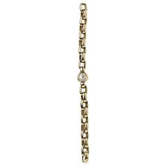 Cartier Lady's Yellow Gold Bracelet Wristwatch 1