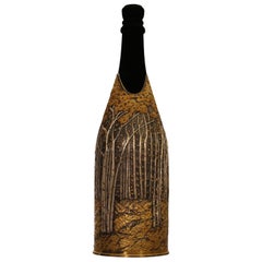 21st Century, Champagne Cover, Solid Pure Silver, Wood in Autumn, Italy