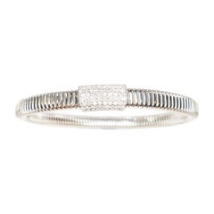 Antora Tubogas 18 Karat White Gold and Diamonds bracelet