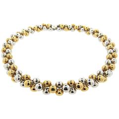 Chimento Diamond Gold Ball Link Necklace