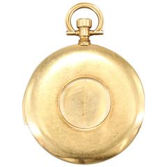 Cartier EWC Yellow Gold Shutter Minute Repeater Pocket Watch 2