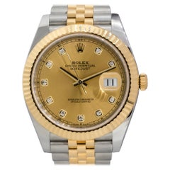 Rolex 1265333 Datejust Two Tone Diamond Dial Watch