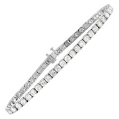 LB Exclusive 14K White Gold 10.38 ct Diamond Tennis Bracelet