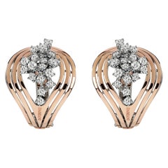 Damiani Diamond Gold Earrings