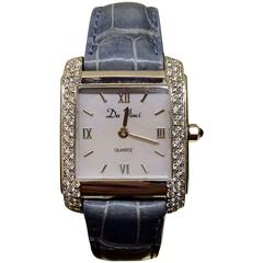 Da Vinci Ladies Yellow Gold Diamond Quartz Wristwatch