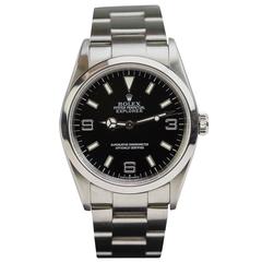 Rolex Stainless Steel Explorer Wristwatch Ref 114270 