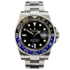 Rolex GMT Master II Black Blue Automatic Wristwatch Ref 116710BLNR 